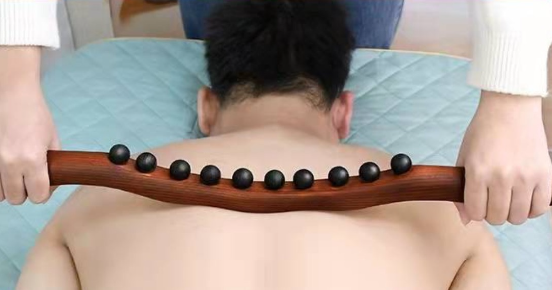 💥Lymfatisk massagepinne i trä