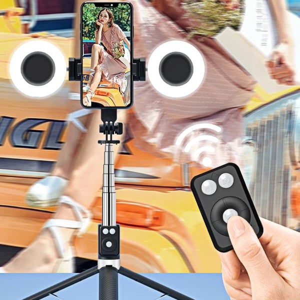🔥Het försäljning 50 % RABATT🔥Ny 6-i-1 Bluetooth Selfie Stick