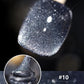 Cat eye gel nagellack, glitter holografiskt nagellack, reflekterande genomskinlig UV gel nagelkonst