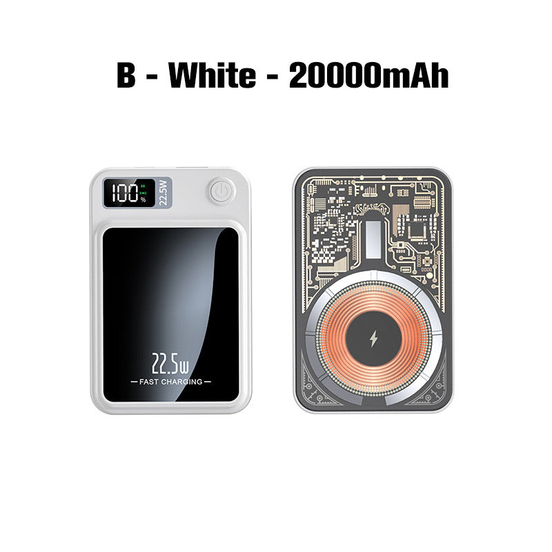 ⚡ 60% RABATT BEGRÄNSAD TID! ✨ 10000mAh Power Bank - 22.5W Ultratunn Snabbladdning med Digital Display för Mobil & Surfplatta 📱🔋