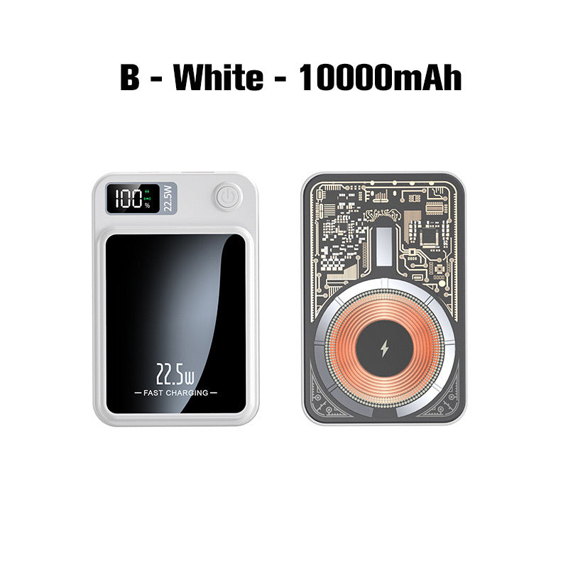 ⚡ 60% RABATT BEGRÄNSAD TID! ✨ 10000mAh Power Bank - 22.5W Ultratunn Snabbladdning med Digital Display för Mobil & Surfplatta 📱🔋