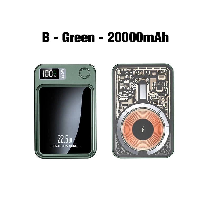 ⚡ 60% RABATT BEGRÄNSAD TID! ✨ 10000mAh Power Bank - 22.5W Ultratunn Snabbladdning med Digital Display för Mobil & Surfplatta 📱🔋