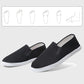 Unisex andningsbara tusenlagers slip-on tyg arbetsskor