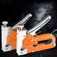 🔨 50% RABATT NU! 🛠️ 3-i-1 Träarbete Häftpistol – Manuell Metallverktyg för Klädsel & DIY – Justerbart Tryck & Stötdämpning 🪑