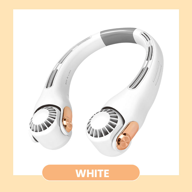🌀 50% RABATT NU! 🍃 Neck Air Conditioner Fan – Tyst, Bärbar & 360° Roterbar – Perfekt För Sommar 🌞