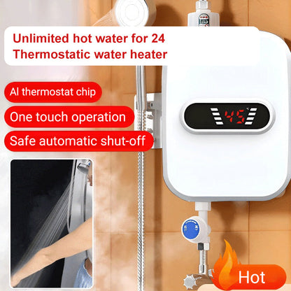 🎉【Limiterat – 50% rabatt+Fri frakt】2026 Nya produkter Rea✨Omedelbar termostatisk varmvattenberedare