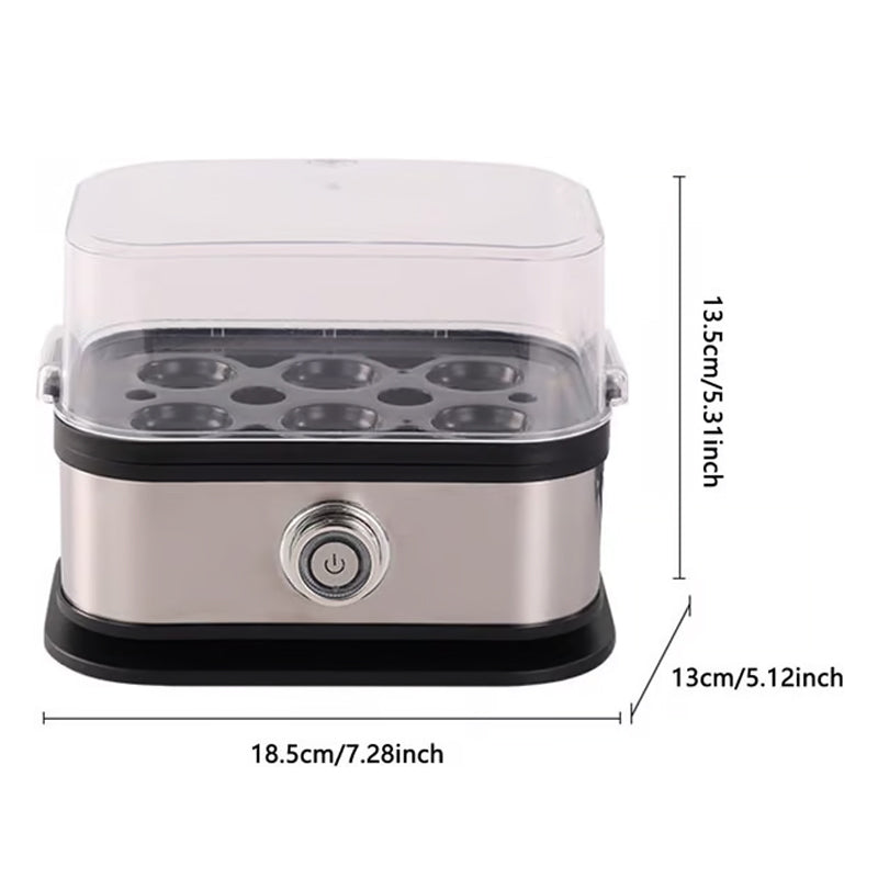 🔥2026 Heta produkter🔥 Multifunktionell äggkokare med genomskinligt lock💥💥Tidsbegränsat erbjudande: 49 % RABATT