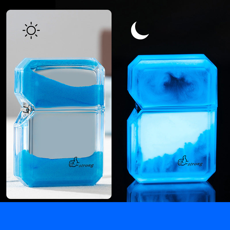 🔥2025 HOT SALE🔥Kreativ flödande sand nattljuständare - unik och atmosfärisk✨