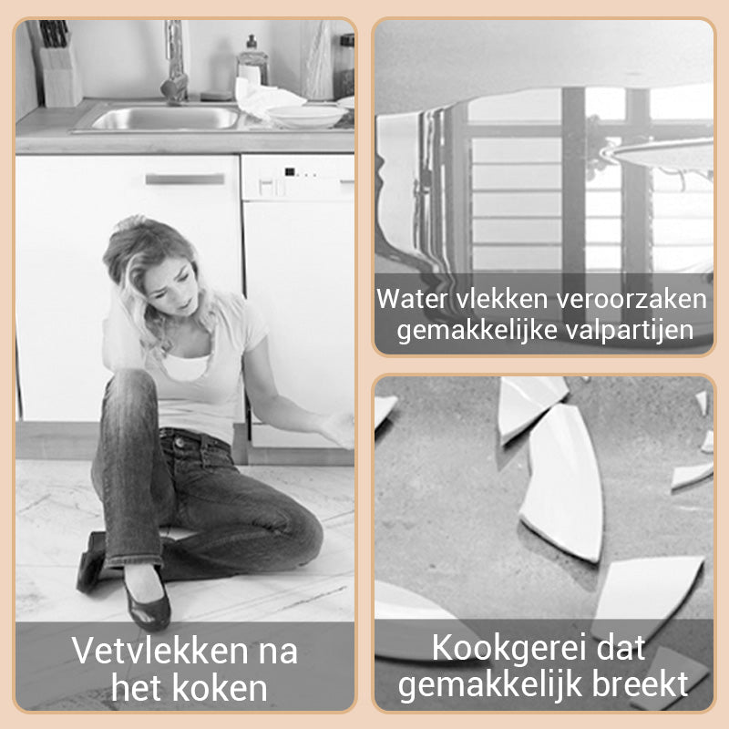🌸Absorberande Halkfri Badrumsmatta med Stickat Blommönster