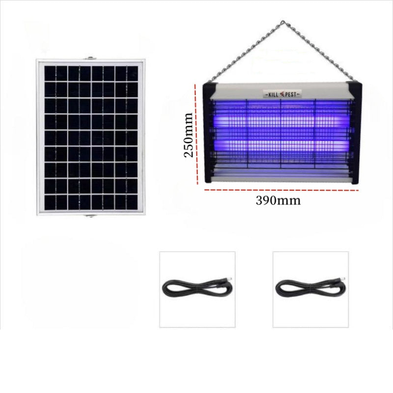 🦟 50 % RABATT NU! ☀️ Kraftfull solcellsdriven insektsdödare på 3500 V – för inomhus- och utomhusbruk, vattentät och kemikaliefri för effektivt skydd 🏠