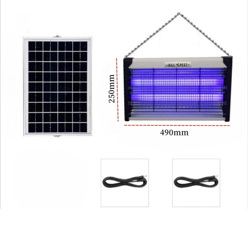 🦟 50 % RABATT NU! ☀️ Kraftfull solcellsdriven insektsdödare på 3500 V – för inomhus- och utomhusbruk, vattentät och kemikaliefri för effektivt skydd 🏠