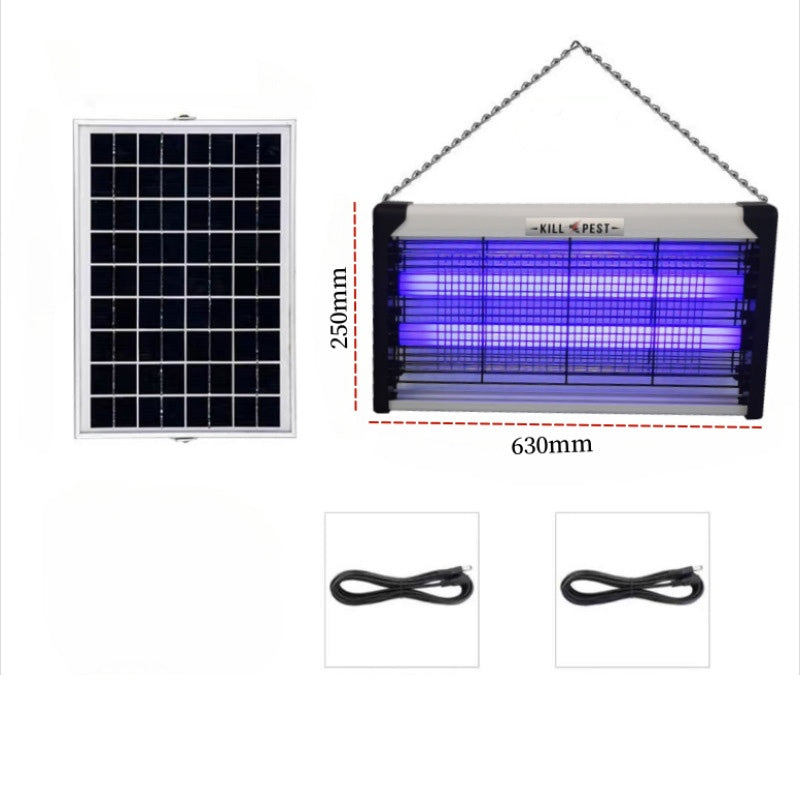 🦟 50 % RABATT NU! ☀️ Kraftfull solcellsdriven insektsdödare på 3500 V – för inomhus- och utomhusbruk, vattentät och kemikaliefri för effektivt skydd 🏠