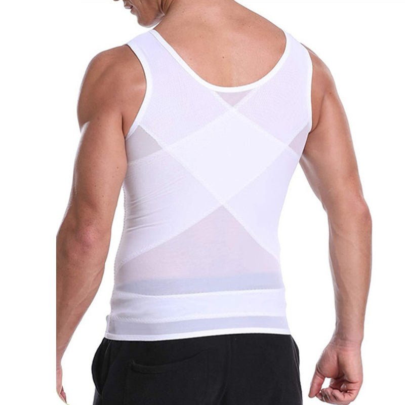 🔥Ny het försäljning❤️‍🔥Slimming Mesh Waist-Cinching Vest för män