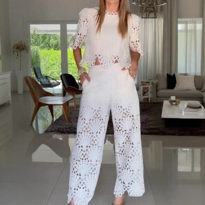 🌸 50% rabatt på nya produkter 💖 Tvådelade dräkter i spets för kvinnor