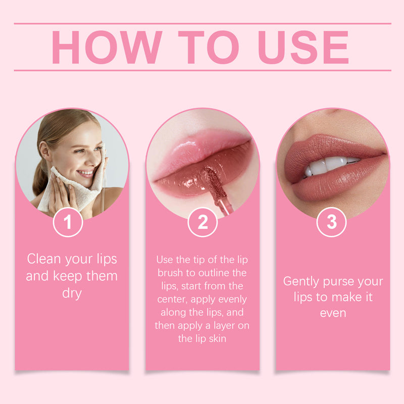 💁🏻‍♀️Köp 1 få 1 gratis💁🏻‍♀️50% rabatt under en begränsad tid denna vecka💄Glass Glow Vårdande läppfärg