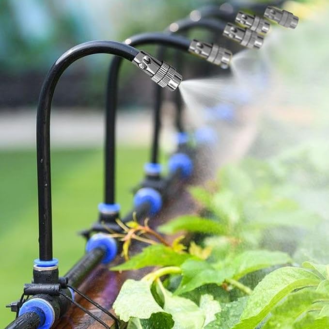 🔥Sista dagen för 50% rabatt!✨🌱360° böjt automatiskt bevattningssystem för trädgården