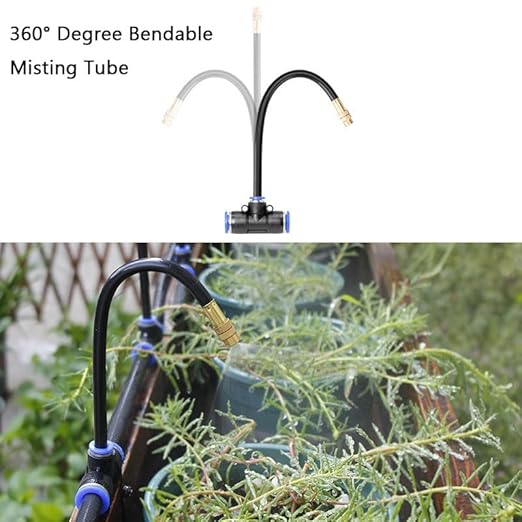 🔥Sista dagen för 50% rabatt!✨🌱360° böjt automatiskt bevattningssystem för trädgården