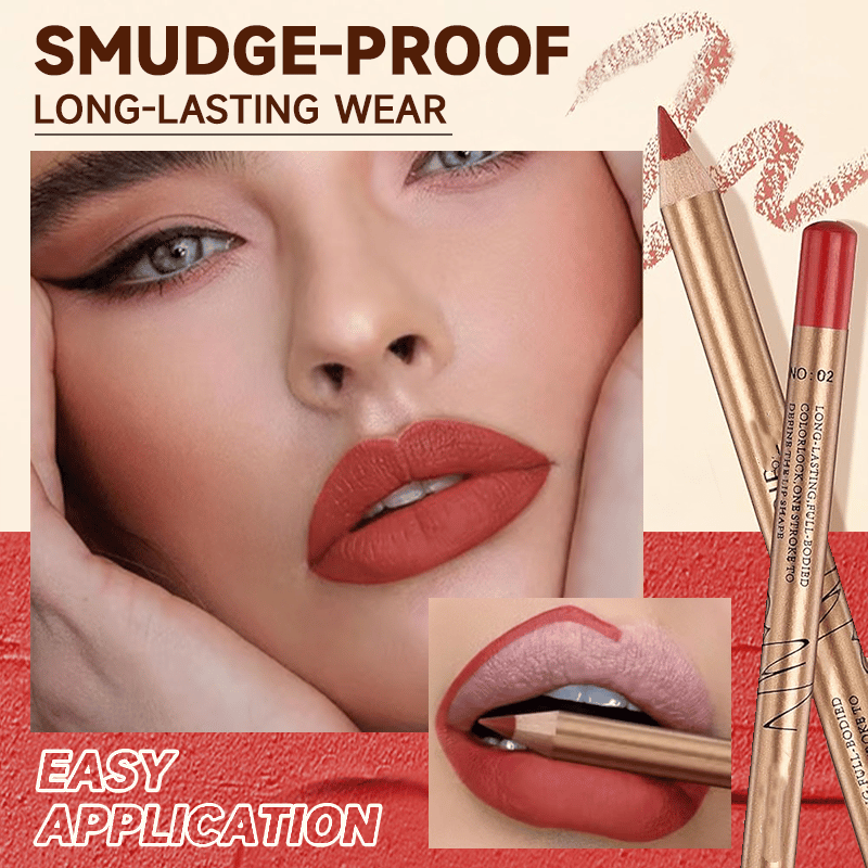 👄 50 % RABATT! 💄 Set med 12 färger av smetfria läppennor – Hållbara, krämiga och vattenfasta – perfekta för vardagsbruk eller professionell sminkning 🎨