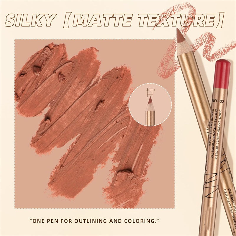 👄 50 % RABATT! 💄 Set med 12 färger av smetfria läppennor – Hållbara, krämiga och vattenfasta – perfekta för vardagsbruk eller professionell sminkning 🎨