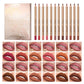 👄 50 % RABATT! 💄 Set med 12 färger av smetfria läppennor – Hållbara, krämiga och vattenfasta – perfekta för vardagsbruk eller professionell sminkning 🎨