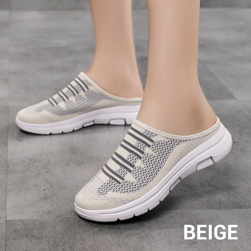 👡🌬️ 50% RABATT! | Bekväma & Andningsbara Tofflor med Sluten Tå – Mesh-ovandel, Halksäker PU-sula & Mångsidig Stil!