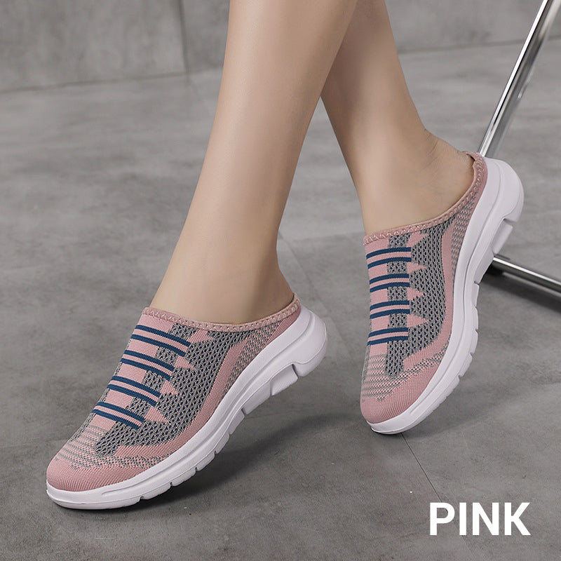 👡🌬️ 50% RABATT! | Bekväma & Andningsbara Tofflor med Sluten Tå – Mesh-ovandel, Halksäker PU-sula & Mångsidig Stil!