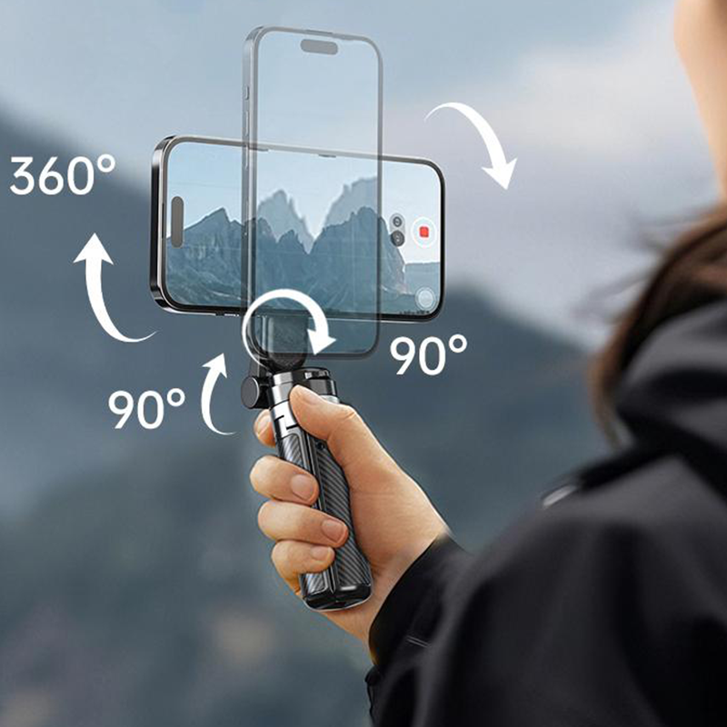 📱Heta nya produkter🔥4-i-1 multifunktionell magnetisk selfiepinne med 360° rotation
