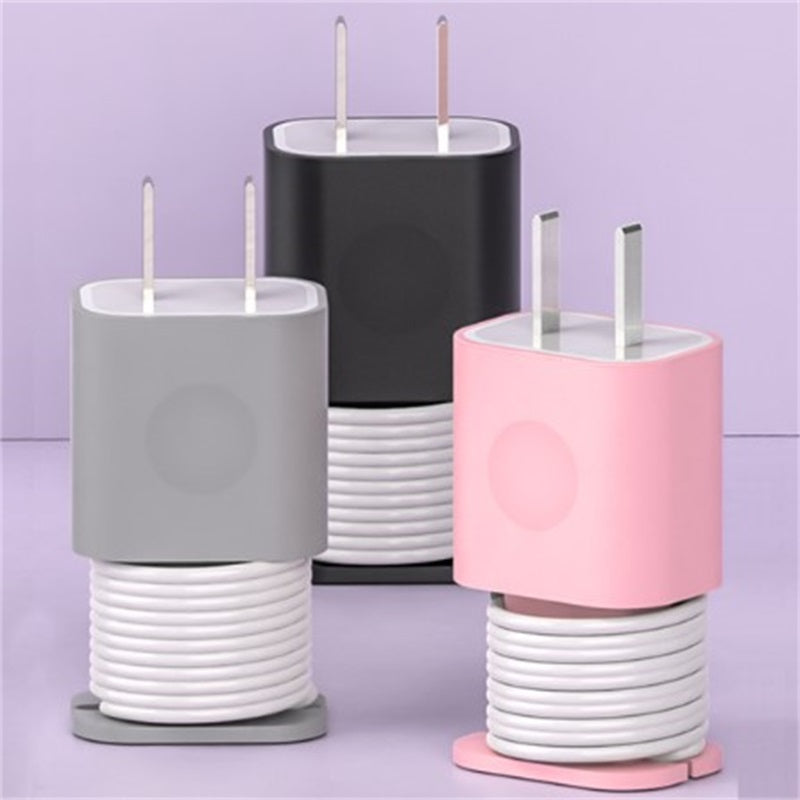 🔥Köp 1 få 1 gratis!🔥 2-i-1-skyddsfodral i silikon för laddare 2-i-1-skyddsfodral i silikon för laddare