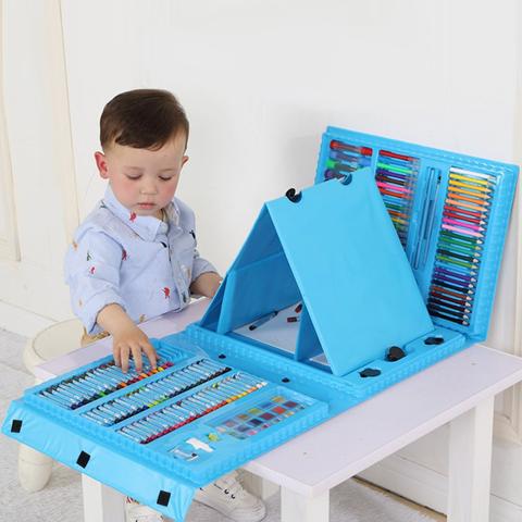 🔥Lyxigt 6-i-1 kreativt konstset 🧑‍🎨 (Perfekt present till barn) Varje barn är en konstnär!