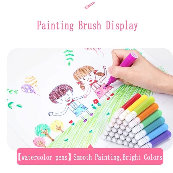 🔥Lyxigt 6-i-1 kreativt konstset 🧑‍🎨 (Perfekt present till barn) Varje barn är en konstnär!