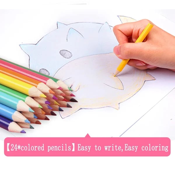 🔥Lyxigt 6-i-1 kreativt konstset 🧑‍🎨 (Perfekt present till barn) Varje barn är en konstnär!