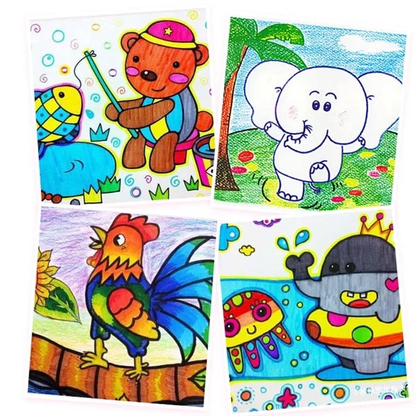 🔥Lyxigt 6-i-1 kreativt konstset 🧑‍🎨 (Perfekt present till barn) Varje barn är en konstnär!