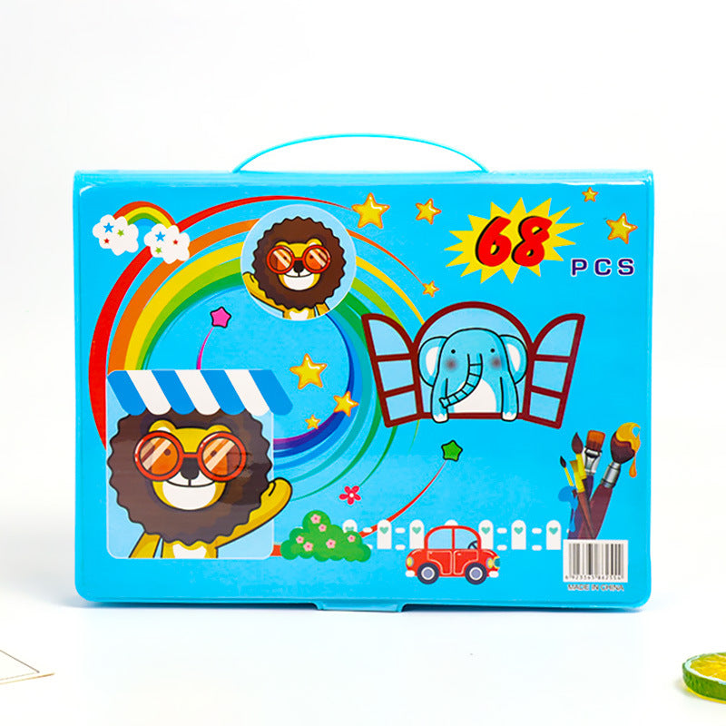 🔥Lyxigt 6-i-1 kreativt konstset 🧑‍🎨 (Perfekt present till barn) Varje barn är en konstnär!