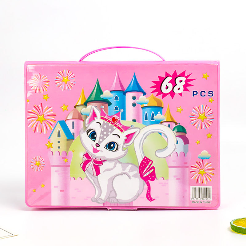 🔥Lyxigt 6-i-1 kreativt konstset 🧑‍🎨 (Perfekt present till barn) Varje barn är en konstnär!