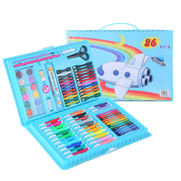 🔥Lyxigt 6-i-1 kreativt konstset 🧑‍🎨 (Perfekt present till barn) Varje barn är en konstnär!