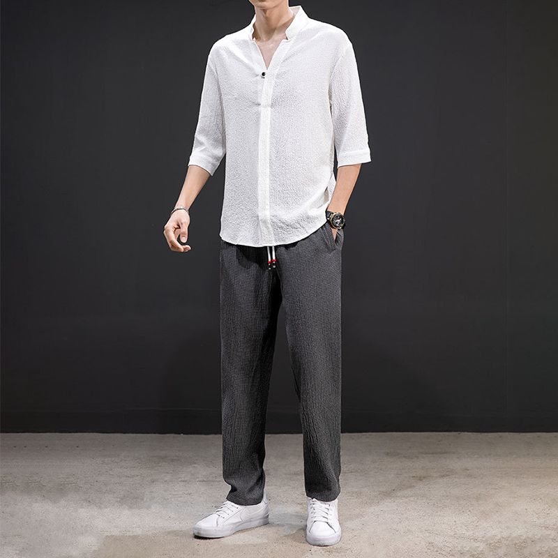 Men’s Breathable Causal 2-Piece Set