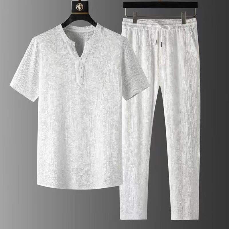 Men’s Breathable Causal 2-Piece Set