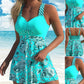 🌞Strap Top & åtsittande badshorts Separerbara badkläder