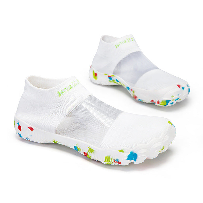 🏖️ 50% RABATT NU! 👟 Andningsbara Halksäkra Strandskor – Mesh + Stickat Överdel, Påskjutbar & Halksäker Sula 🌊