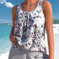🏖️Mönstrat Tankini-set för kvinnor