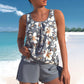 🏖️Mönstrat Tankini-set för kvinnor