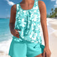 🏖️Mönstrat Tankini-set för kvinnor