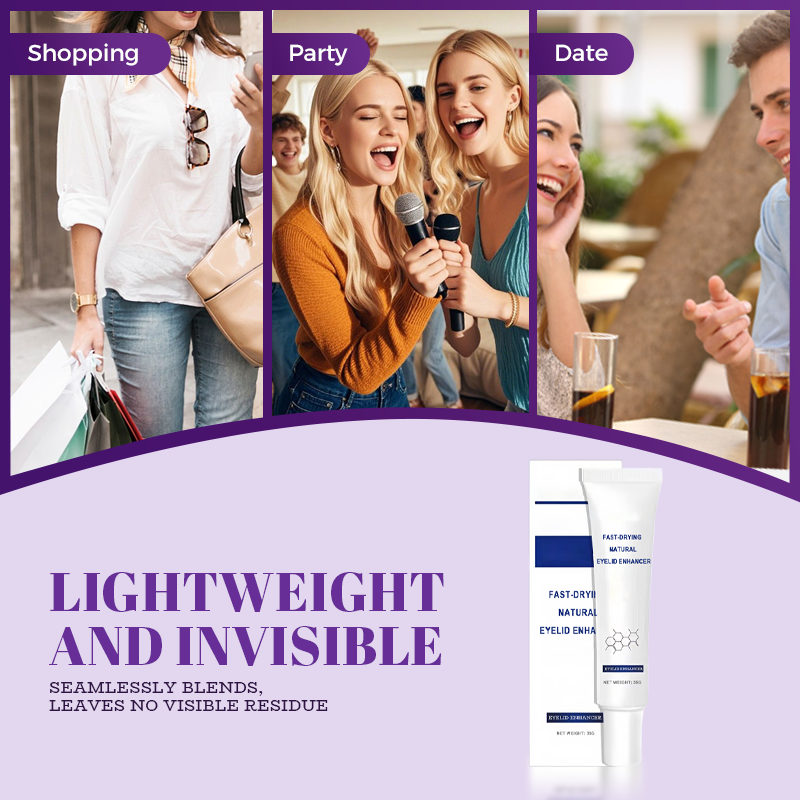❣️Köp 2 få 1 gratis❣️Snabbtorkande naturlig långvarig ögonlocksförstärkare