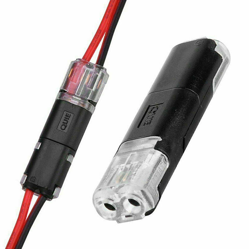Ju mer du köper, desto mer sparar du!⚡ Dubbeltrådig push-in-kontakt med låsspännebeslag