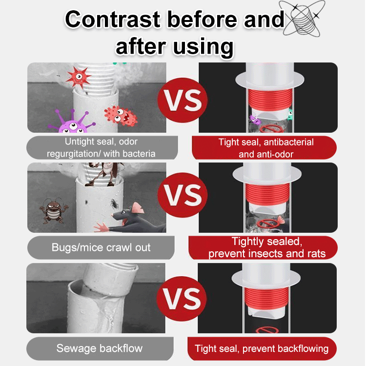 🔥Bästsäljare🔥Avloppsrör med luktfilter