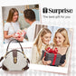 👜 50% RABATT NU! 🎨 Färgblockad Väska – Stilren, Metallhårdvara & Multi-Väg – Handburen eller Crossbody ✨