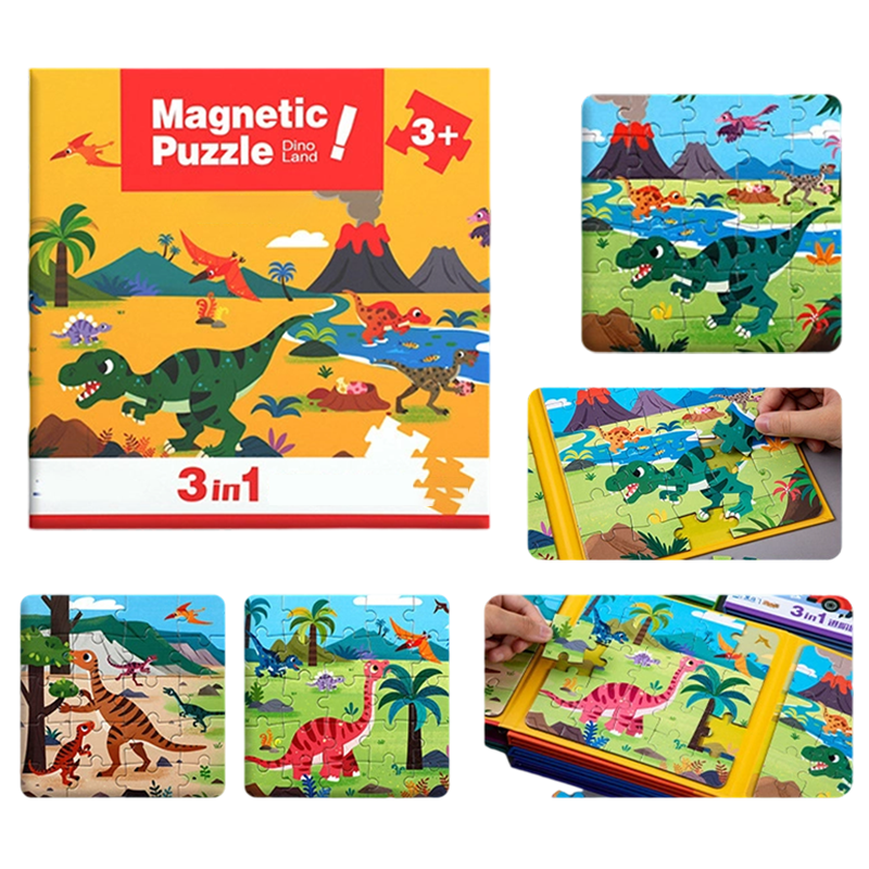 Magnetiska pussel för barn