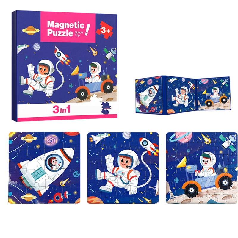 Magnetiska pussel för barn
