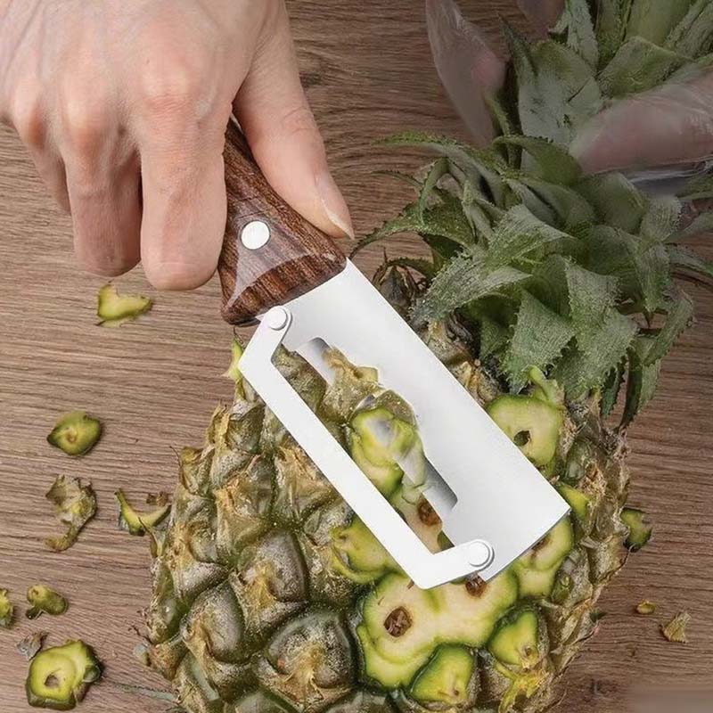 🥕 KÖP 2 FÅ 1 GRATIS! 🔪 Multifunktionell Skalare – Rakbladsvass, Ergonomiskt Trähandtag & Perfekt För Köket ✨
