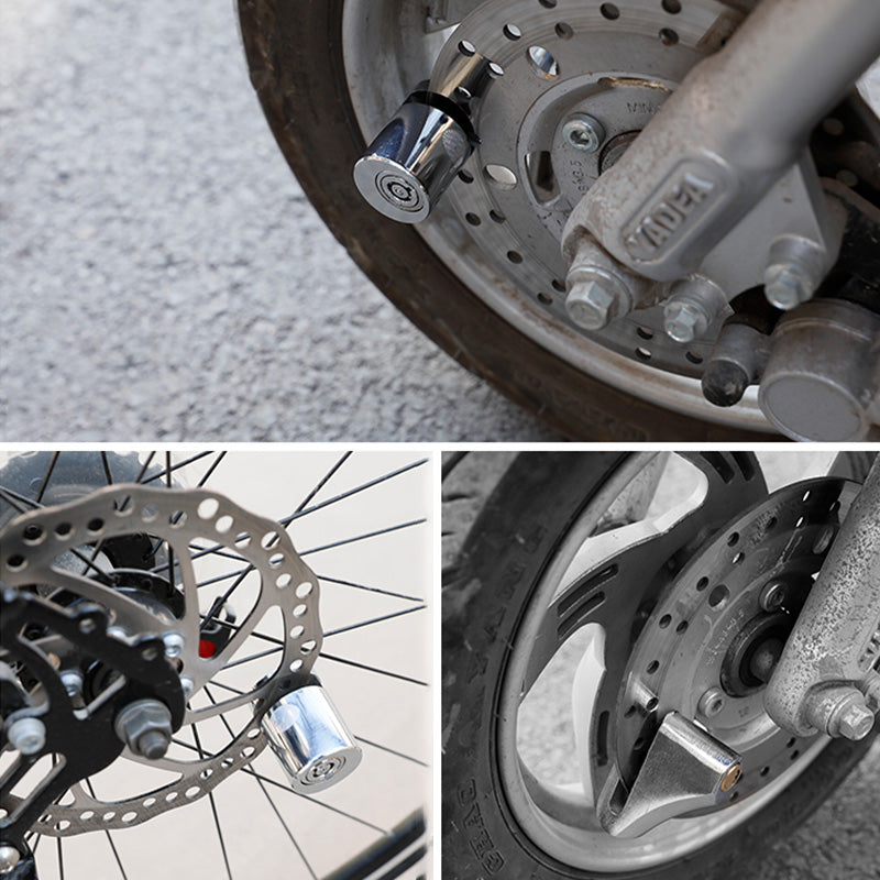 Stöldskyddande skivlås för motorcykel